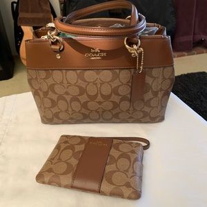 Coach Mini Brooke Carryall & Wristlet